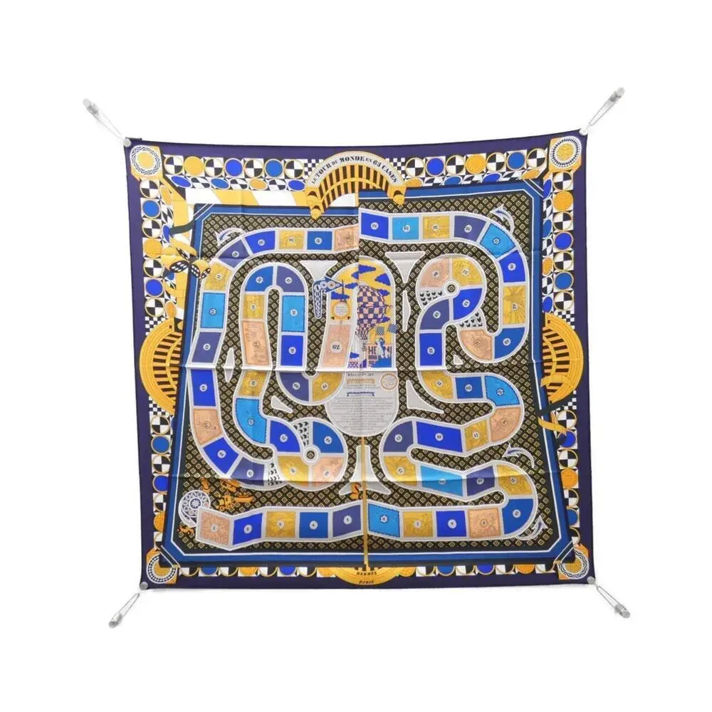 HERMES Orange Scarf - Picture 1 of 5
